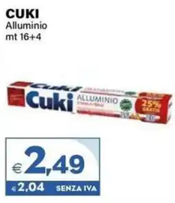 Boningros Cash and Carry Cuki Alluminio offerta