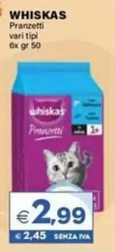 Boningros Cash and Carry Whiskas Pranzetti offerta