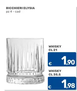 C+C Cash and Carry Bicchieri Elysia offerta