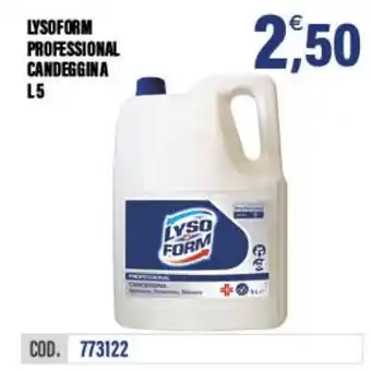 Adhoc Lysoform professional candeggina offerta