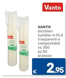 C+C Cash and Carry Vanto bicchieri tumbler offerta