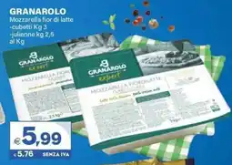 Boningros Cash and Carry Granarolo Mozzarella fior di latte offerta