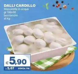 Boningros Cash and Carry Dalli Cardillo Mozzarella in acqua bocconcini offerta