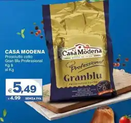 Boningros Cash and Carry Casa Modena Prosciutto cotto Gran Blu Professional offerta