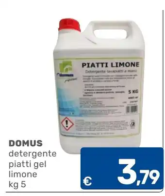 C+C Cash and Carry Domus detergente piatti gel limone offerta