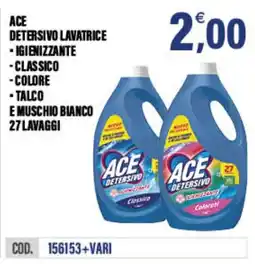 Adhoc Ace detersivo lavatrice offerta