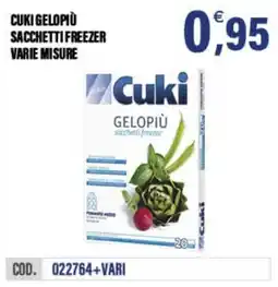 Adhoc Cuki gelo più sacchetti freezer offerta