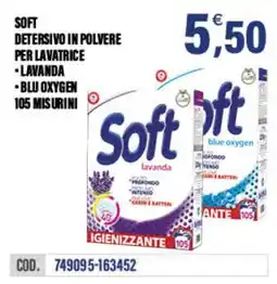 Adhoc Soft detergente in polvere per lavatrice lavanda offerta