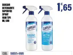 Adhoc Quasar detergente superfici spray vari tipi offerta