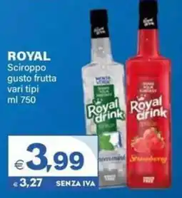 Boningros Cash and Carry Royal drink Sciroppo gusto frutta offerta