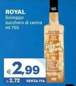 Boningros Cash and Carry Royal sciroppo zucchero di canna offerta