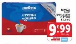 Deco Maxistore Lavazza caffè crema e gusto classico offerta
