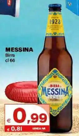 Boningros Cash and Carry Birra Messina offerta