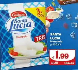 Boningros Cash and Carry Santa Lucia Mozzarella offerta