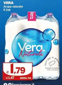 Boningros Cash and Carry Vera Acqua naturale offerta