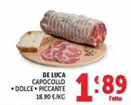 Deco Maxistore De Luca Capocollo offerta