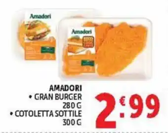 Deco Maxistore Amadori Gran Burger offerta