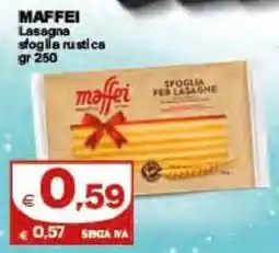 Boningros Cash and Carry Maffei Lasagna sfoglia rustica offerta