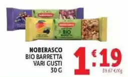 Deco Maxistore Noberasco bio barretta vari gusti offerta