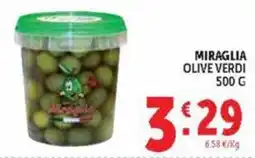 Deco Maxistore Miraglia olive verdi offerta