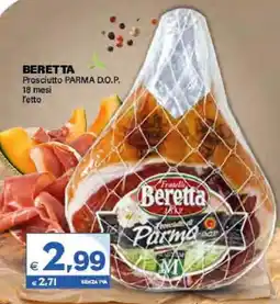 Boningros Cash and Carry Prosciutto Parma D.O.P. Beretta offerta