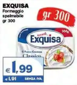 Boningros Cash and Carry Formaggio spalmabile Exquisa offerta