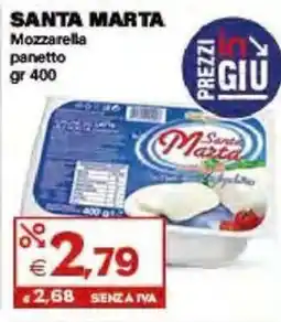 Boningros Cash and Carry Mozzarella panetto Santa Marta offerta