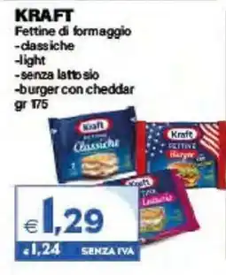 Boningros Cash and Carry Kraft Fettine di formaggio classiche offerta