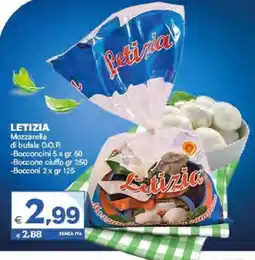 Boningros Cash and Carry Mozzarella di bufala D.O.P. Letizia offerta