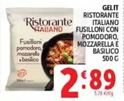 Deco Maxistore Ristorante Italiano Fusilloni pomodoro, mozzarella e basilico offerta