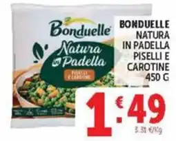 Deco Maxistore Bonduelle Natura in Padella Piselli e Carotine offerta