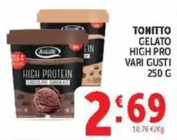 Deco Maxistore Tonitto gelato high protein offerta