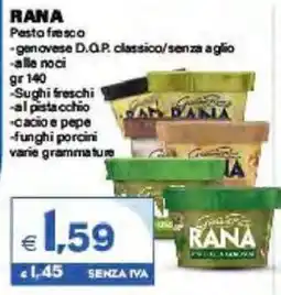 Boningros Cash and Carry Pesto fresco RANA offerta
