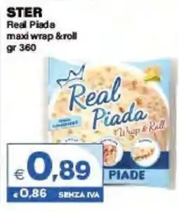 Boningros Cash and Carry STER Real Piada maxi wrap & roll offerta