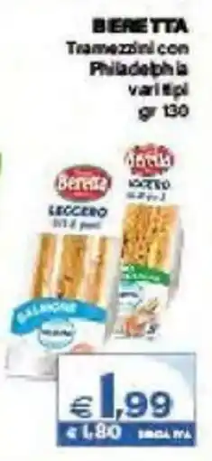 Boningros Cash and Carry Beretta Tramezzini con Philadelphia offerta