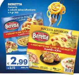Boningros Cash and Carry Pancetta Beretta offerta