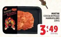Deco Maxistore Martini coscia di pollo marinata bbq offerta