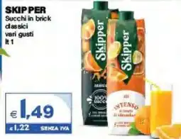 Boningros Cash and Carry Skipper Succhi in brick classici offerta