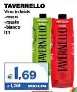 Boningros Cash and Carry Tavernello Vino in brick offerta