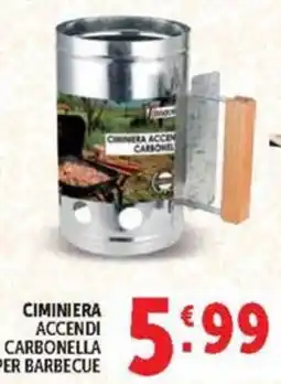 Deco Maxistore Ciminiera accendi carbonella per barbecue offerta