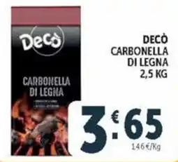 Deco Maxistore Decò carbonella di legna offerta