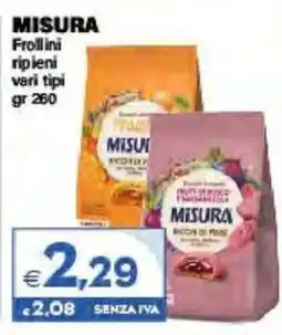 Boningros Cash and Carry Frollini ripieni Misura offerta