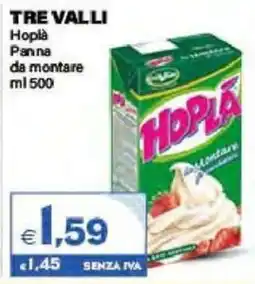 Boningros Cash and Carry Tre Valle Hoplà Panna da montare offerta