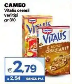 Boningros Cash and Carry Cameo Vitalis cereali offerta