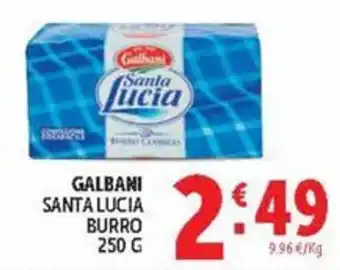 Deco Maxistore Galbani Santa Lucia burro offerta