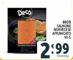 Deco Maxistore Decò salmone norvegese affumicato offerta