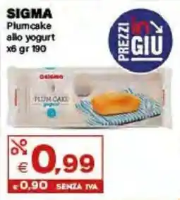 Boningros Cash and Carry Sigma plumcake allo yogurt offerta