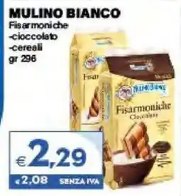 Boningros Cash and Carry Mulino Bianco Fisarmoniche Cioccolato Cereali offerta