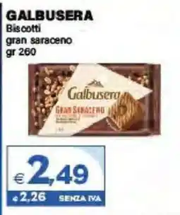 Boningros Cash and Carry Galbusera biscotti gran saraceno offerta
