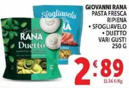 Deco Maxistore Giovanni Rana Pasta Fresca Ripiena offerta